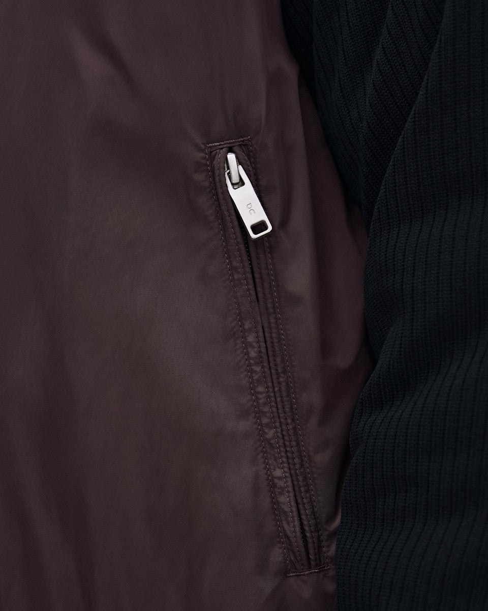 On United States Discount | Men's Courtside Bomber - Mulberry/Black