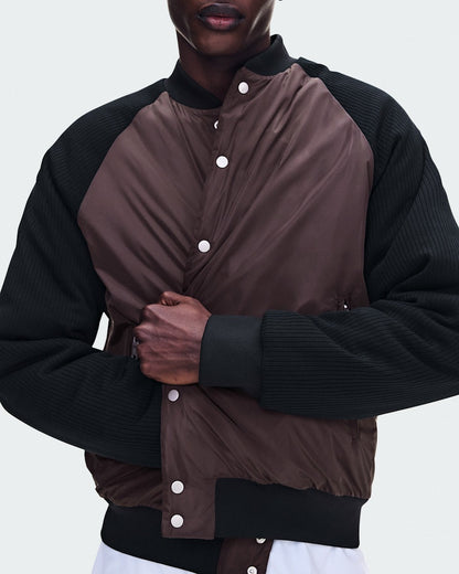 On United States Discount | Men's Courtside Bomber - Mulberry/Black