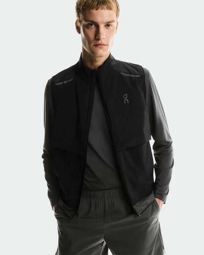 On United States Recommended | Men's Weather Vest - Black/Eclipse