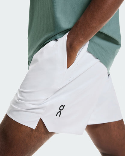 On United States Quality | Men's 5" Court Shorts - White
