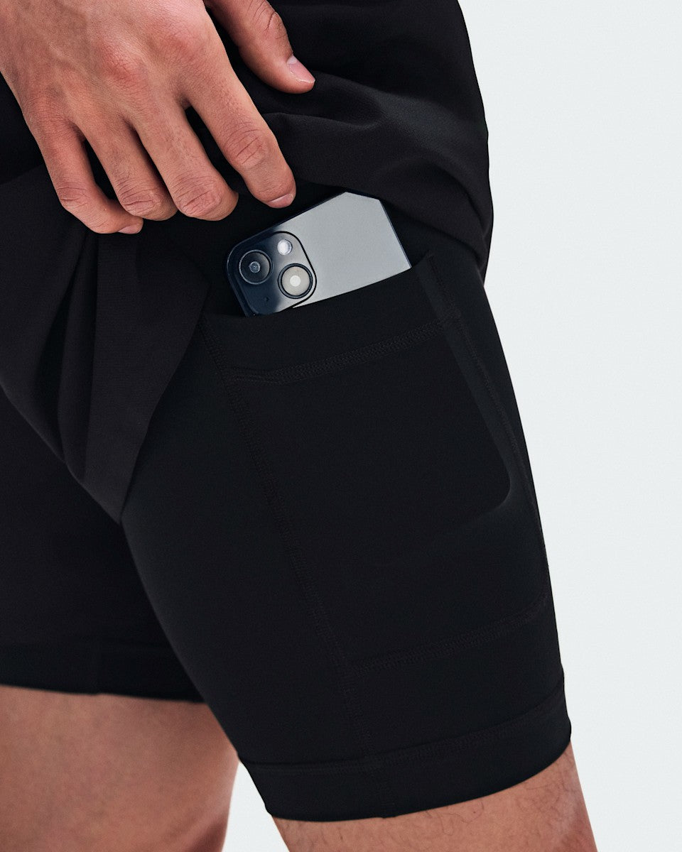 On United States Trending | Men's Train 2-in-1 Shorts - Black