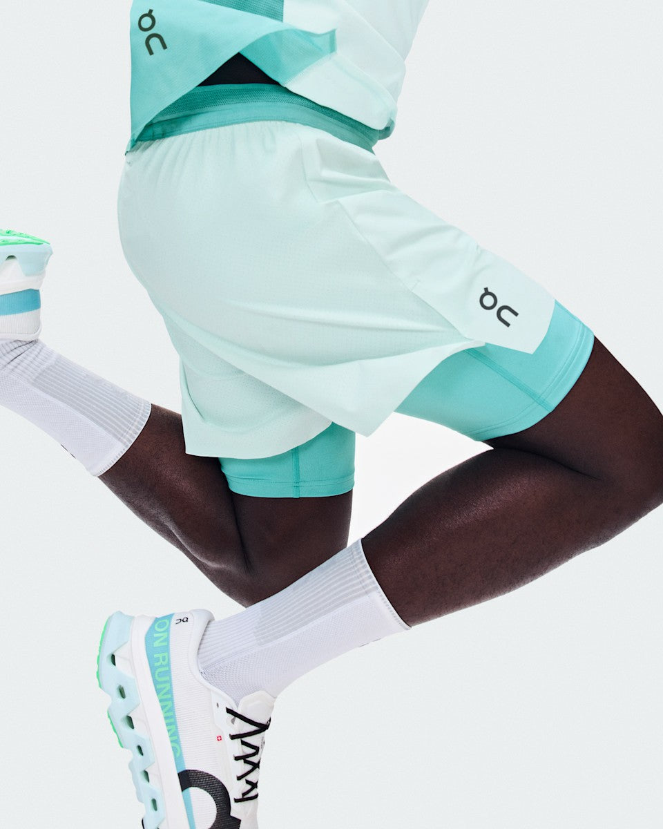 On United States Deals | Men's 5" Performance 2/1 Shorts - Flurry/Aquamarine