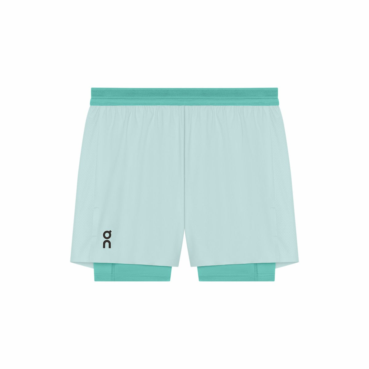 On United States Deals | Men's 5" Performance 2/1 Shorts - Flurry/Aquamarine