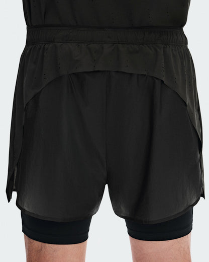On United States Hot Sale | Men's Zero 2-in-1 Shorts PAF - Molasses/Black