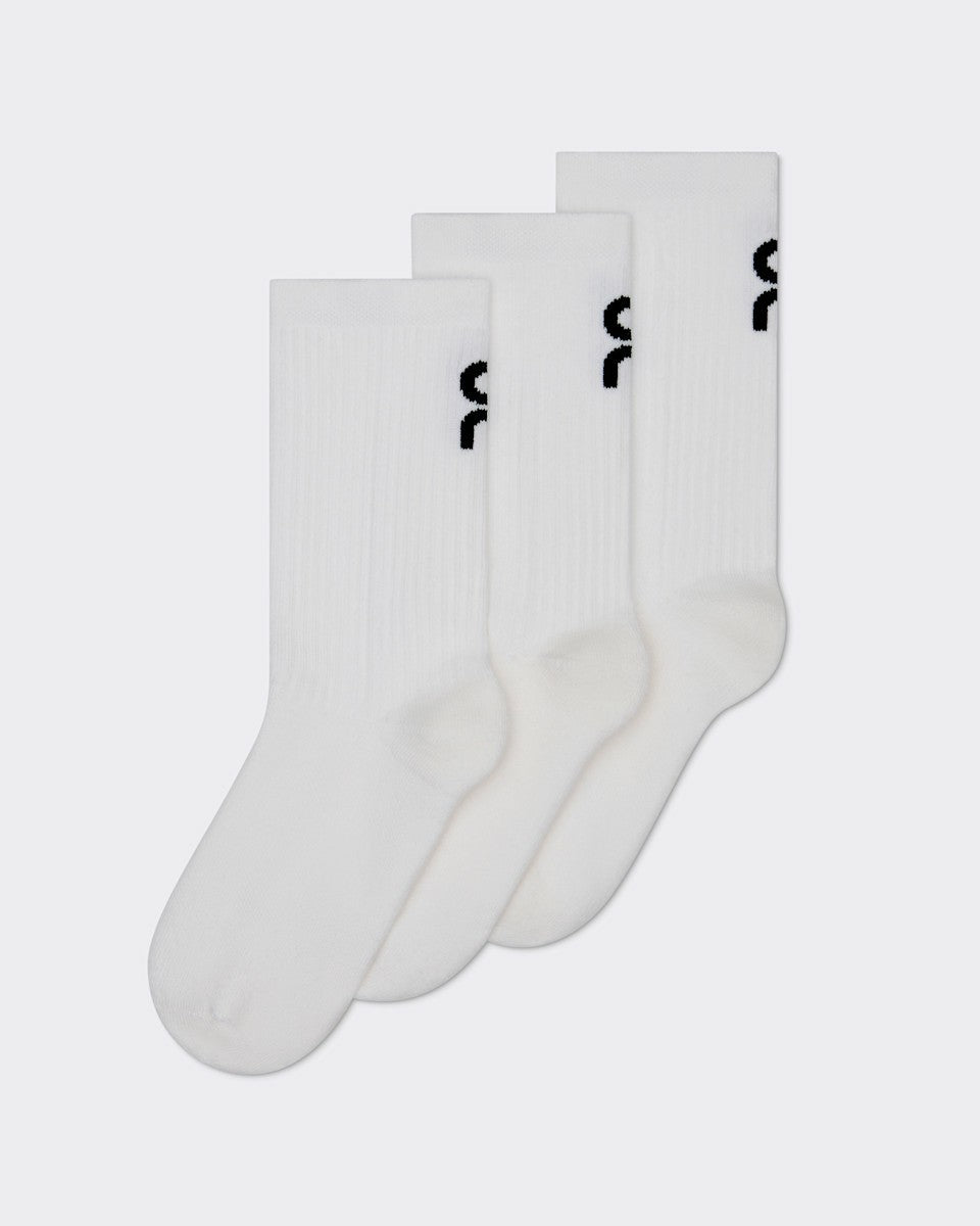 On United States Recommended | Logo Sock High 3P Kids for Kids - White
