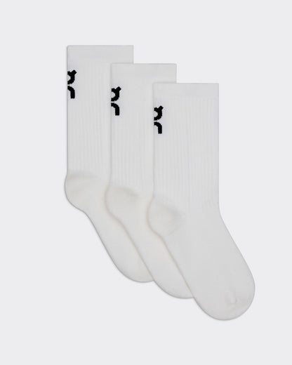 On United States Recommended | Logo Sock High 3P Kids for Kids - White